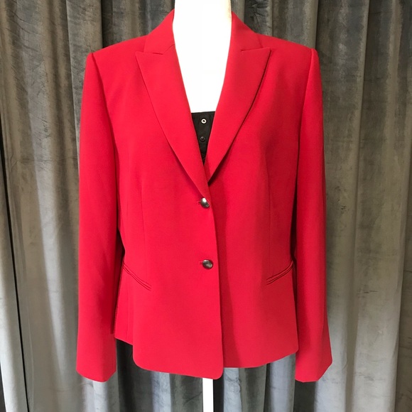 calvin klein women's red jacket